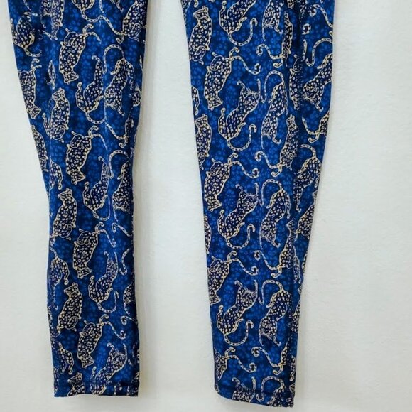 Lilly Pulitzer Luxletics 26" High Rise Leggings, Low Tide Navy, XL - Picture 5 of 14